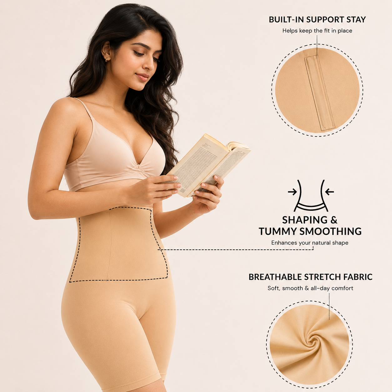 Curvy Peach™ Seamless Tummy Shaper